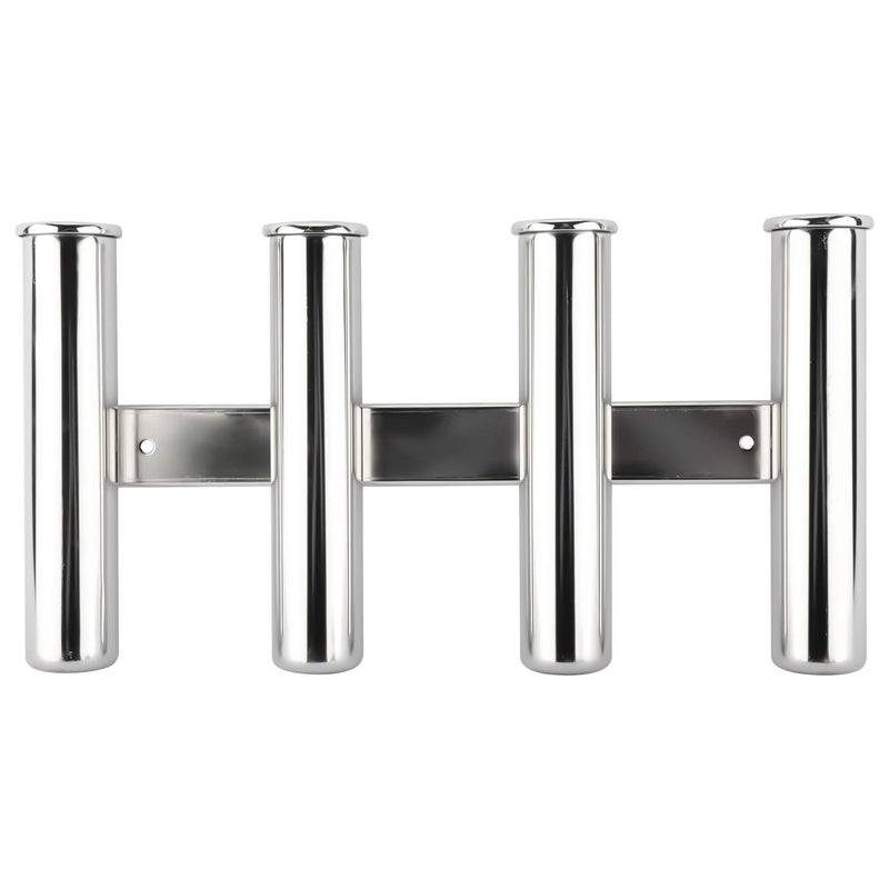 NovelBee 4 Tubes 316 Stainless Steel Fishing Rod Holder for Boats Yacht - Image 1